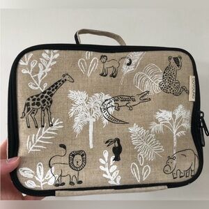 Kids Safari Lunch Bag - Tan and Black